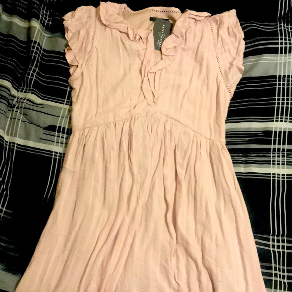 Baby Pink Lace Dress